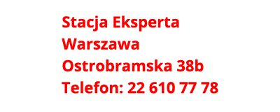 Stacja Eksperta Warszawa Ostrobramska 38b